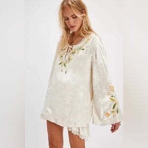 Free People Ember Embroidered Tunic